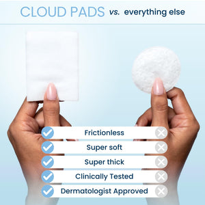 Clean Skin Club Cloud Pads, 60 Count