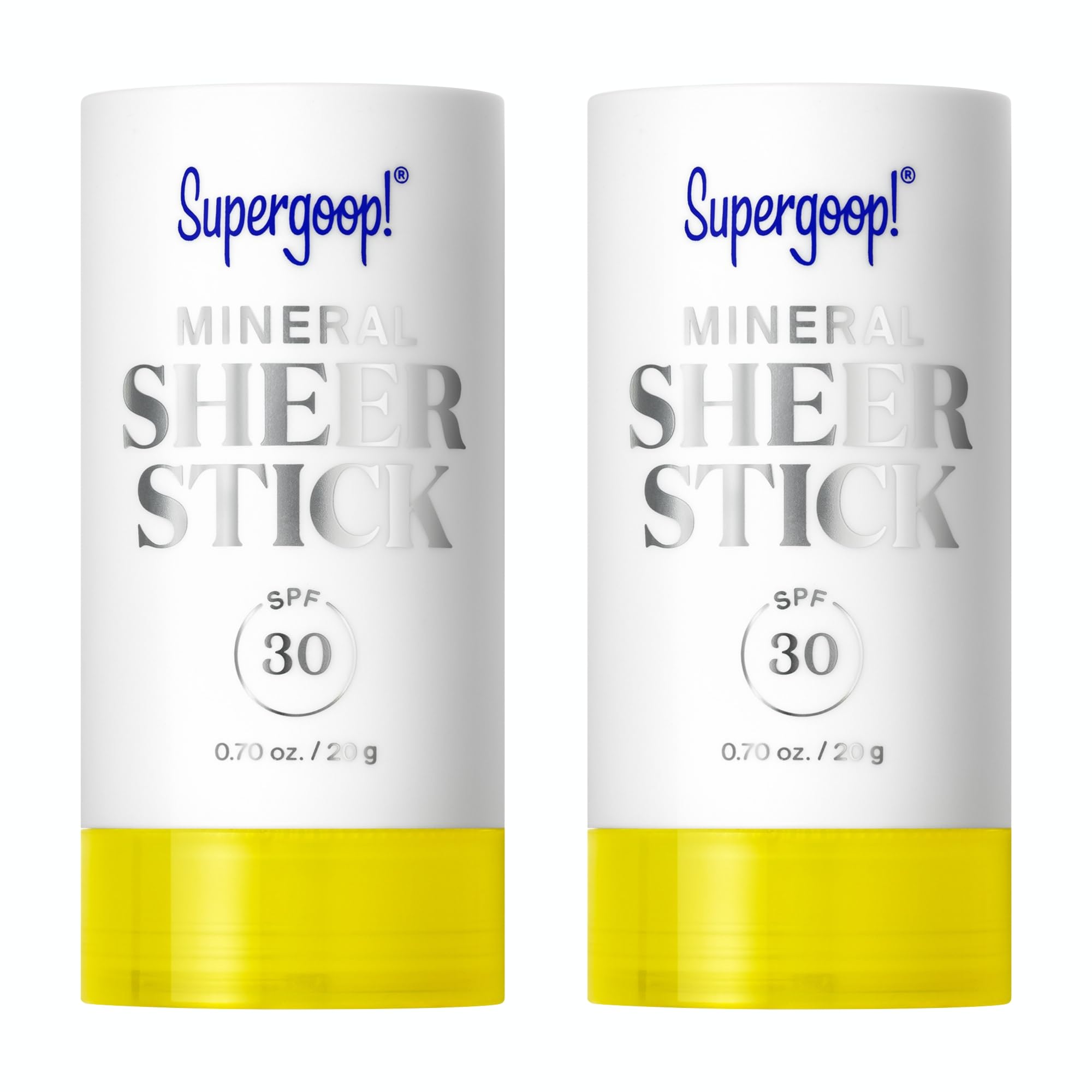 Supergoop! Mineral Sheer Stick SPF 30 Sunscreen - Pack of 2