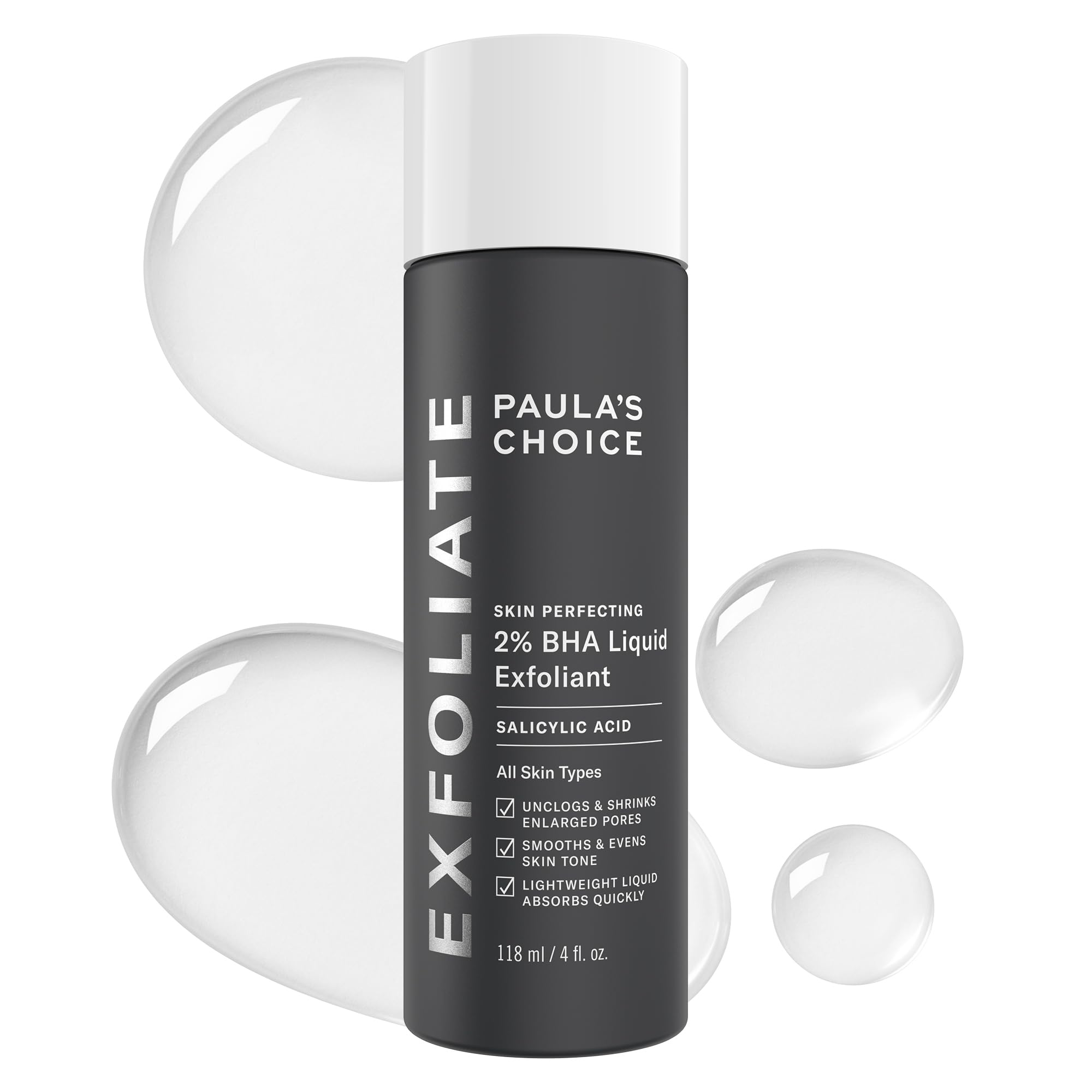 Paulas Choice--SKIN PERFECTING 2% BHA Liquid Salicylic Acid Exfoliant