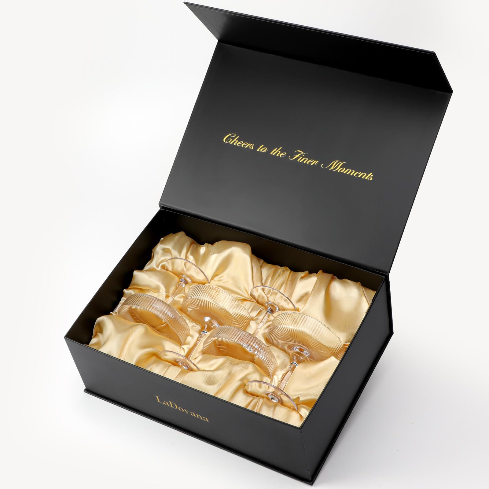 LaDovana Coupe Glasses - Set of 4