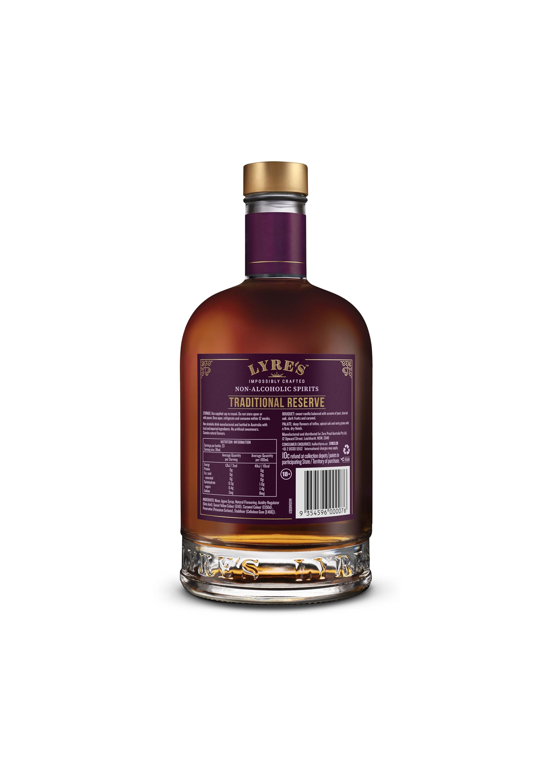 Lyre's Traditional Reserves Premium Non Alcoholic Spirits