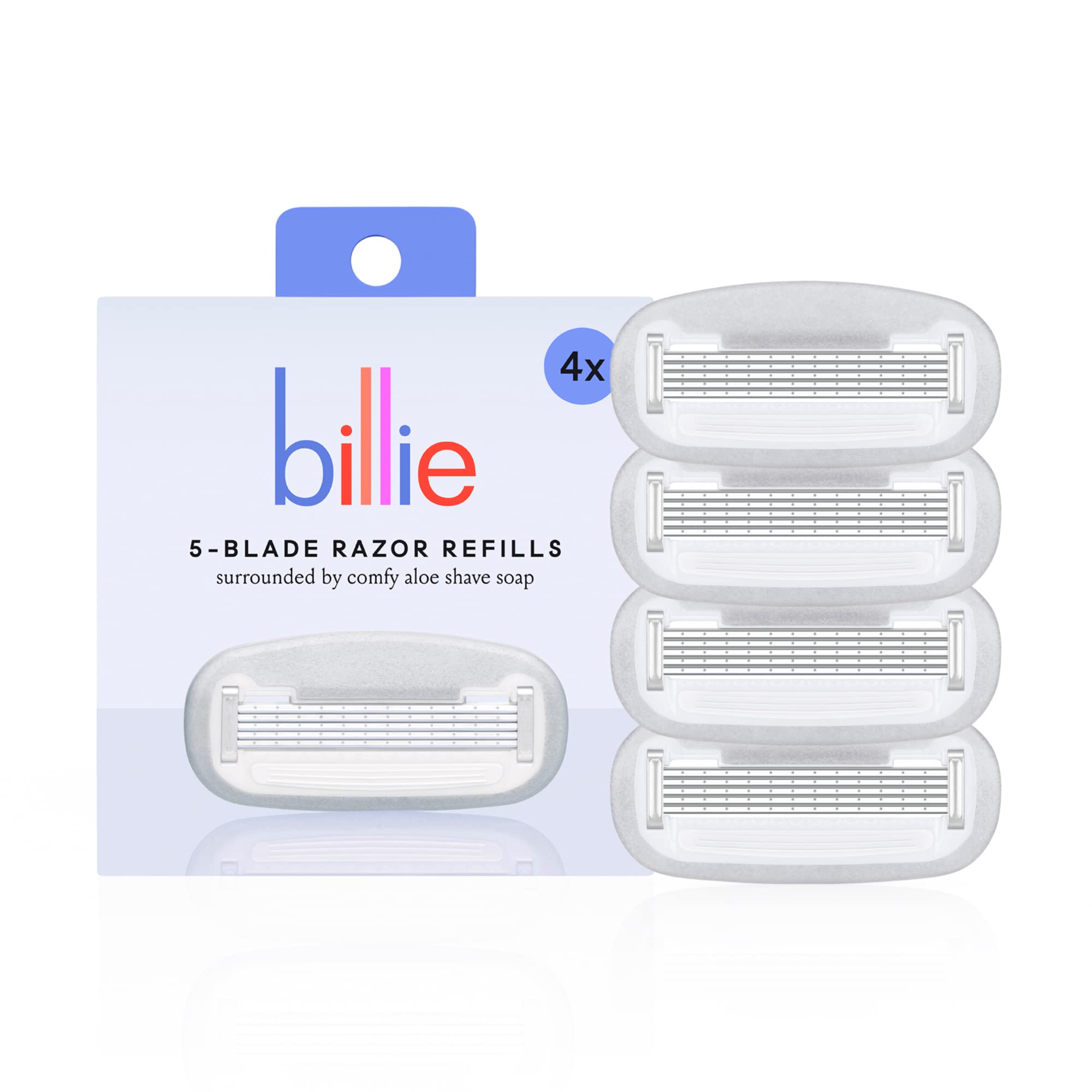 Billie Women’s Razor Refill Blades  & Ultimate Skin Solution - Ingrown-preventing AHA spray