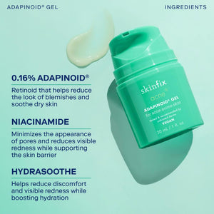 Skinfix Acne+ BHA Cleanser and Acne+ Adapinoid Gel