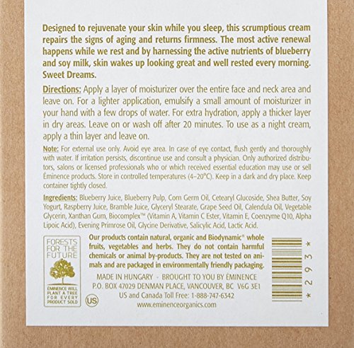 Eminence Blueberry Soy Night Recovery Cream