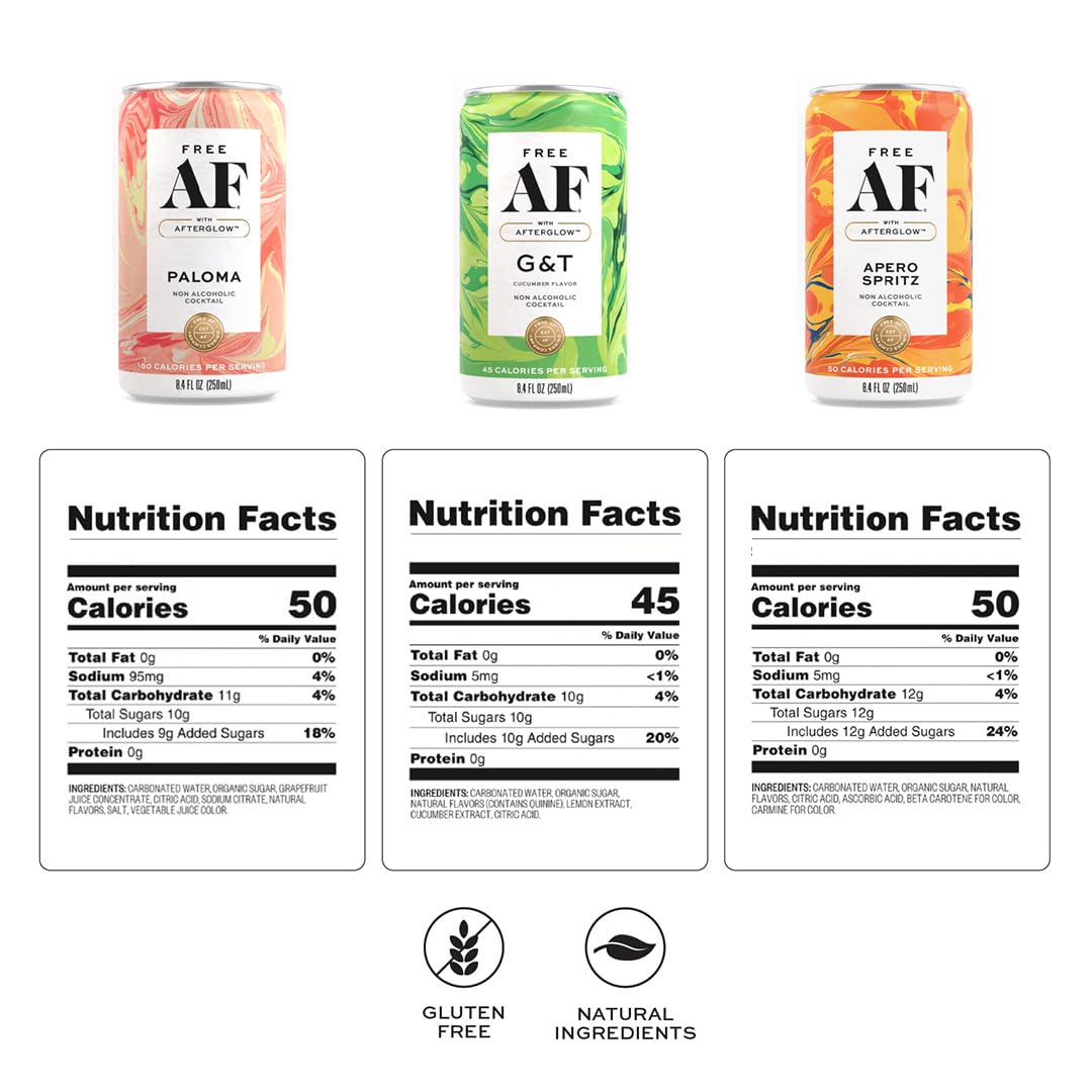 FREE AF Non-Alcoholic Drinks Tasting Pack