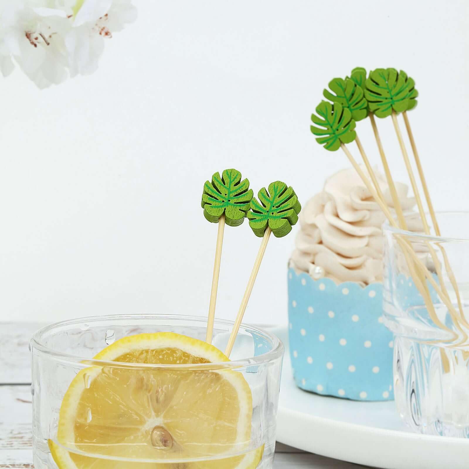 Efavormart Tropical Leaf Party Picks