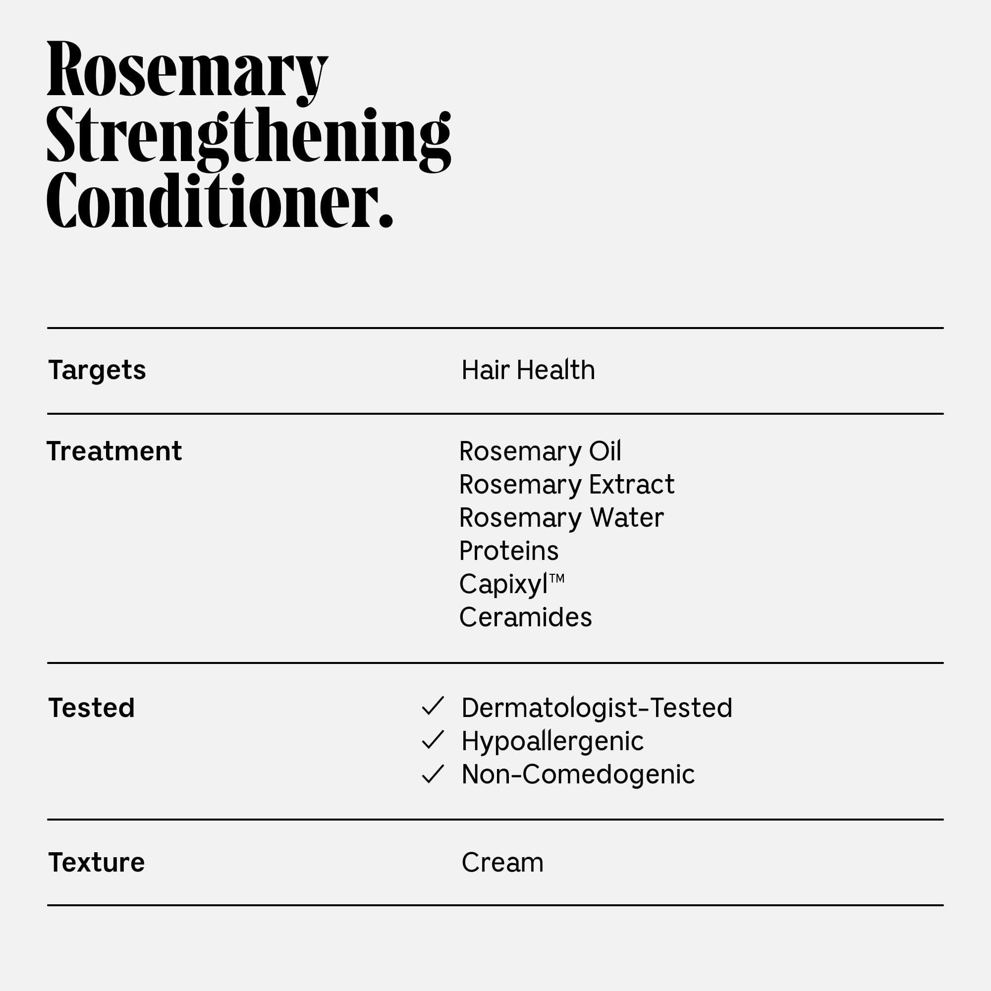 Nécessaire Rosemary Conditioner