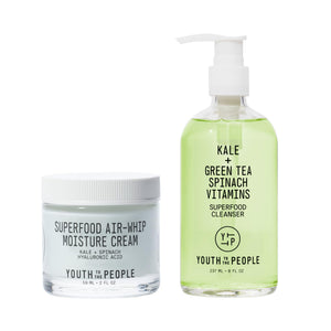 Youth To The People Daily Cleanse, Hydrate, Plump Skin Duo, 2-Pc Skincare Bundle Set