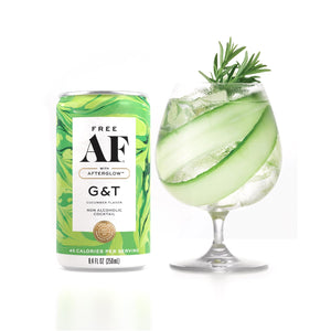 FREE AF Non-Alcoholic Drinks Cucumber G&T