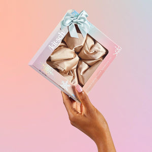 Kitsch Satin Scrunchies For Women - Softer Than Silk Scrunchies