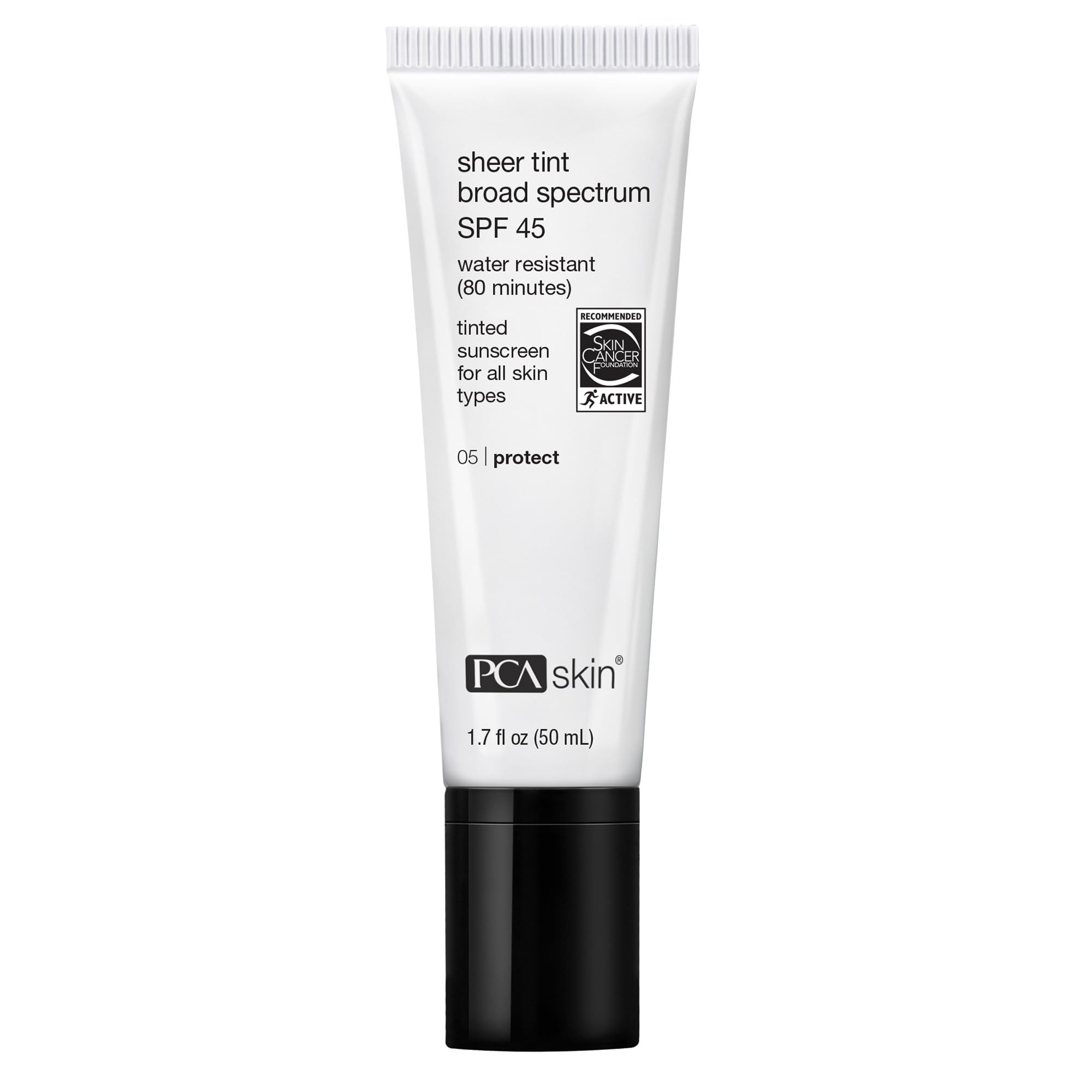 PCA SKIN Sheer Tinted Sunscreen, SPF 45