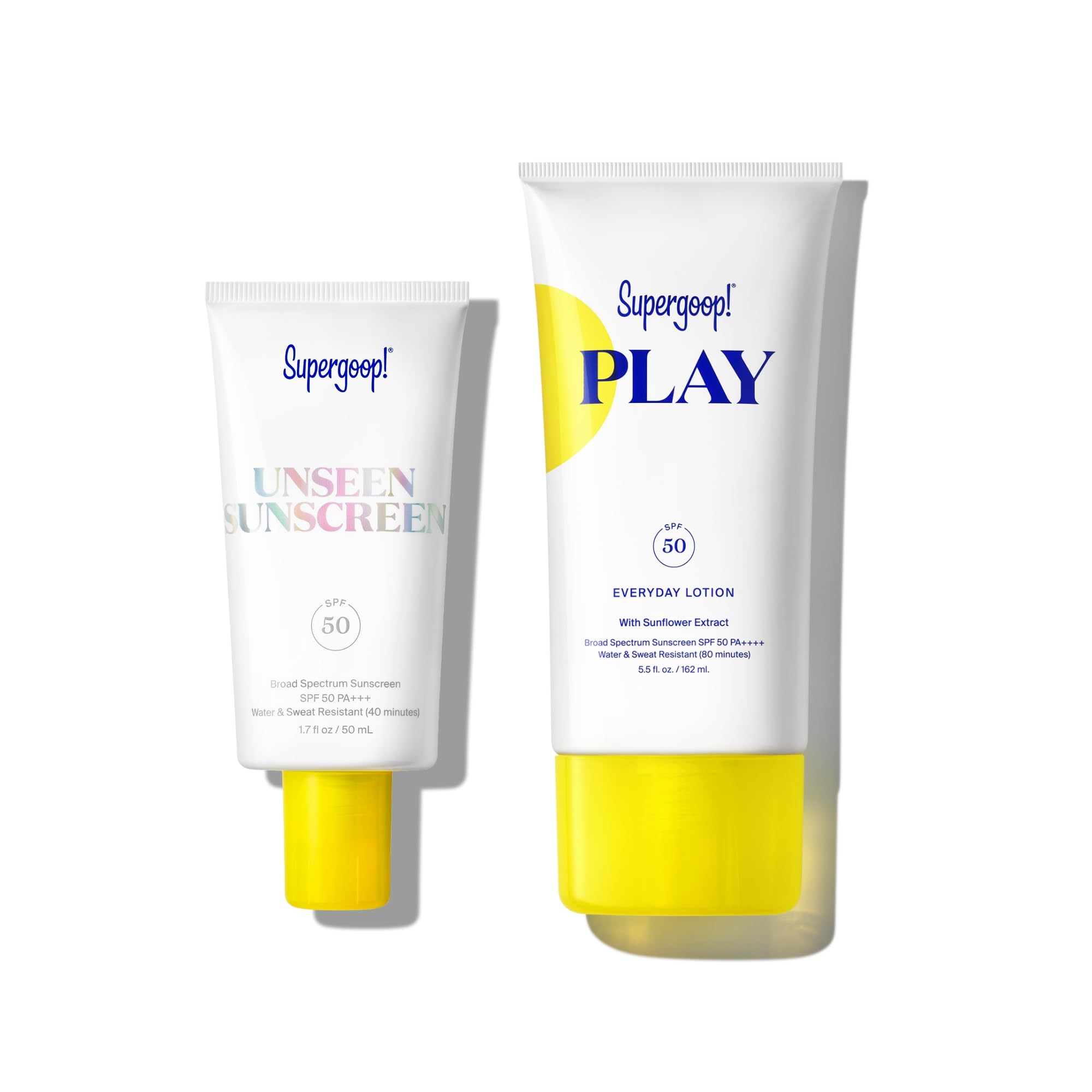 Supergoop! Unseen Sunscreen SPF 50 + PLAY Everyday Lotion SPF 50