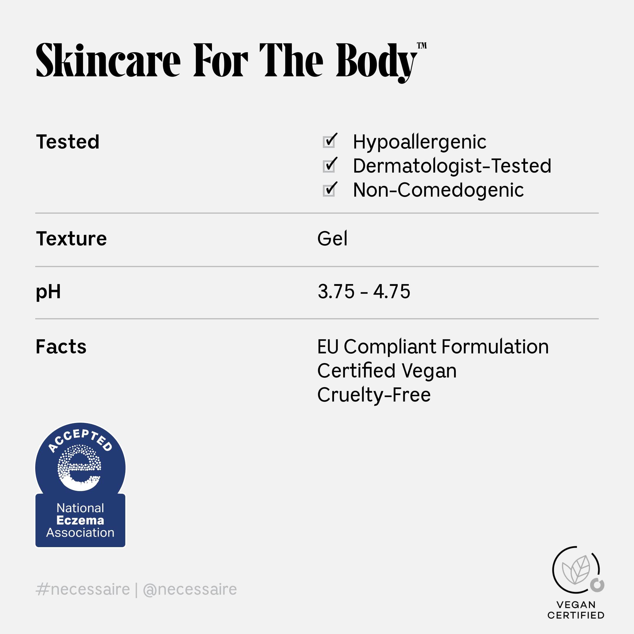 Nécessaire The Body Serum - Hydrating Serum