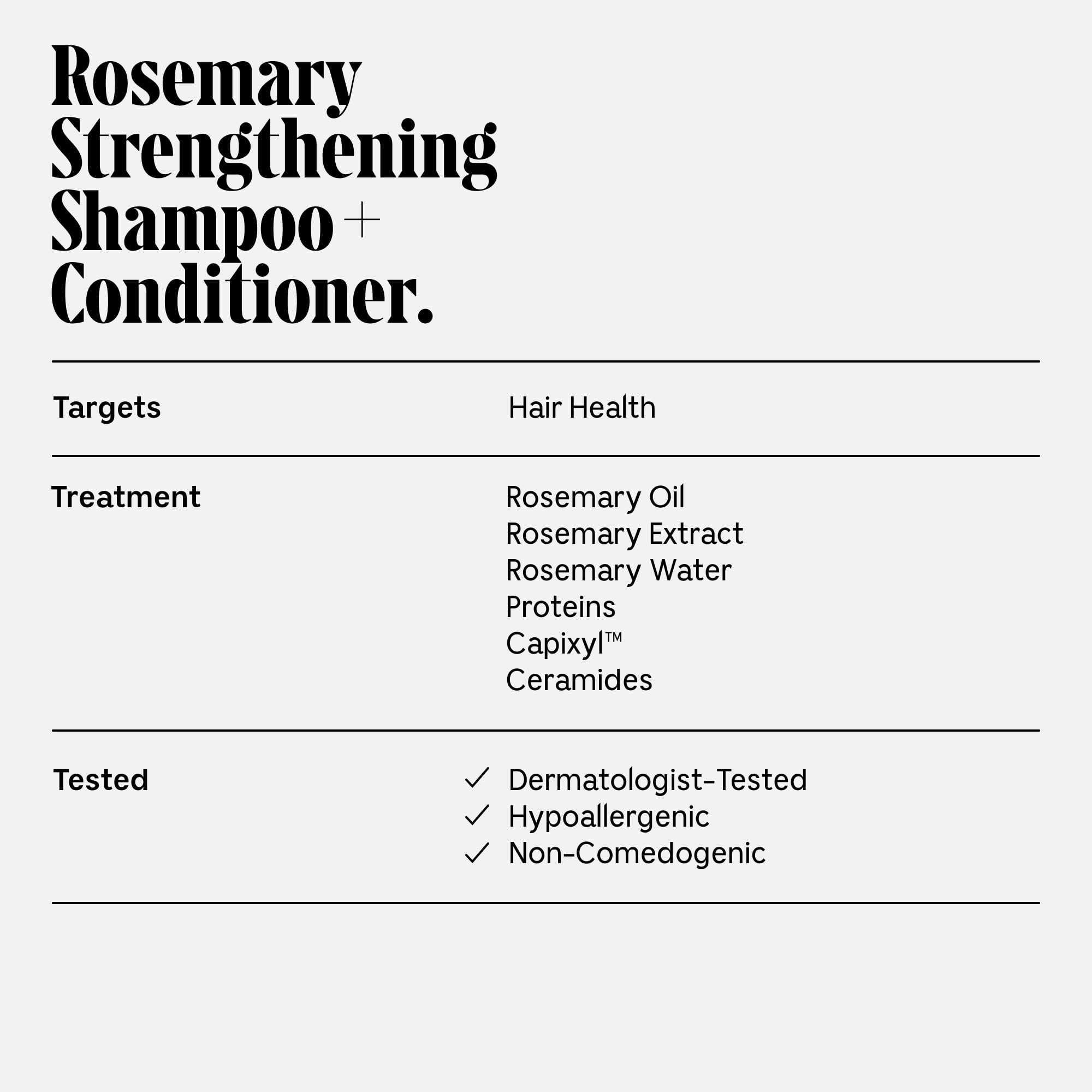 Nécessaire Rosemary Hair Duo | Multi-Protien Strengthening Shampoo + Conditioner