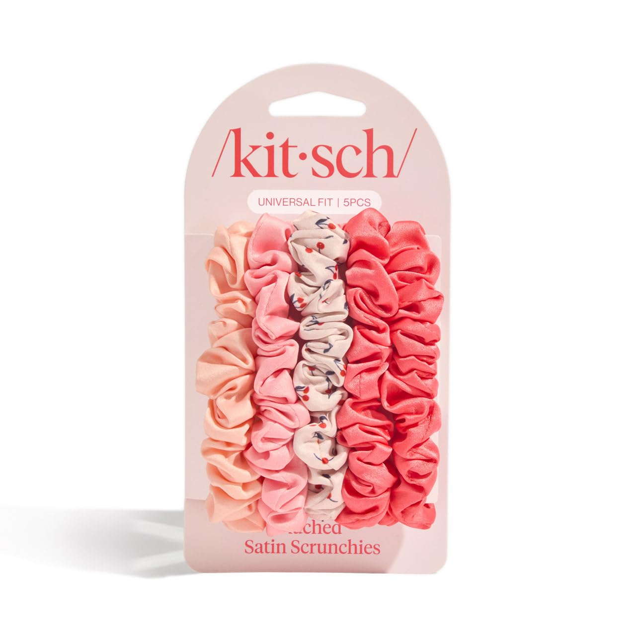 Kitsch Satin Scrunchies for Women - No Crease Hair Ties