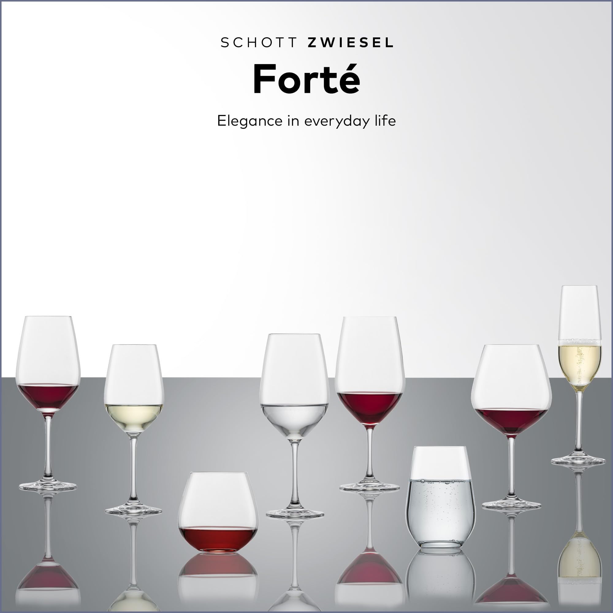 ZWIESEL GLAS Forté Burgundy Goblet - Set of 6