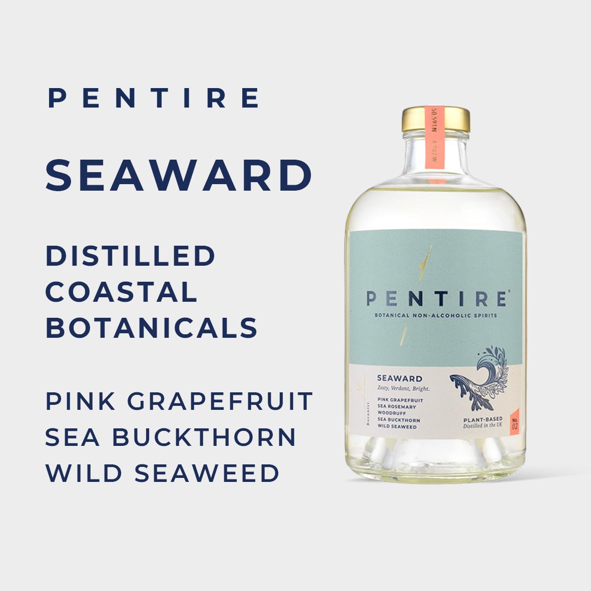Pentire Seaward 70cl - Botanical Alcohol Free Spirit