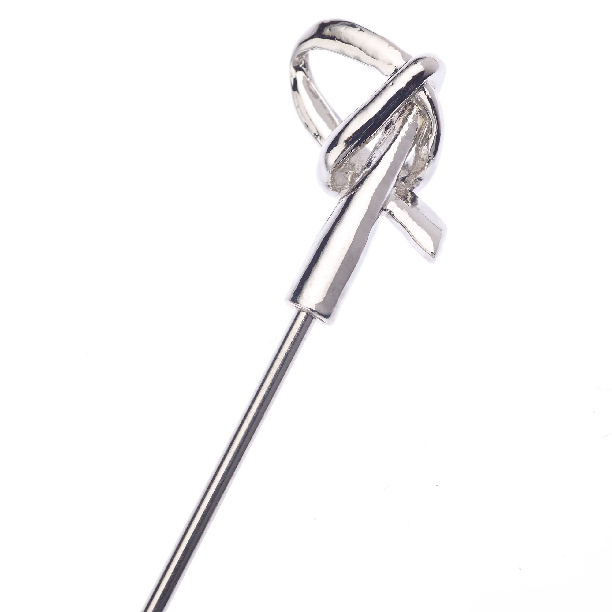 Barfly Cocktail Picks, Bamboo Knot, Stainless Steel - Set of 12