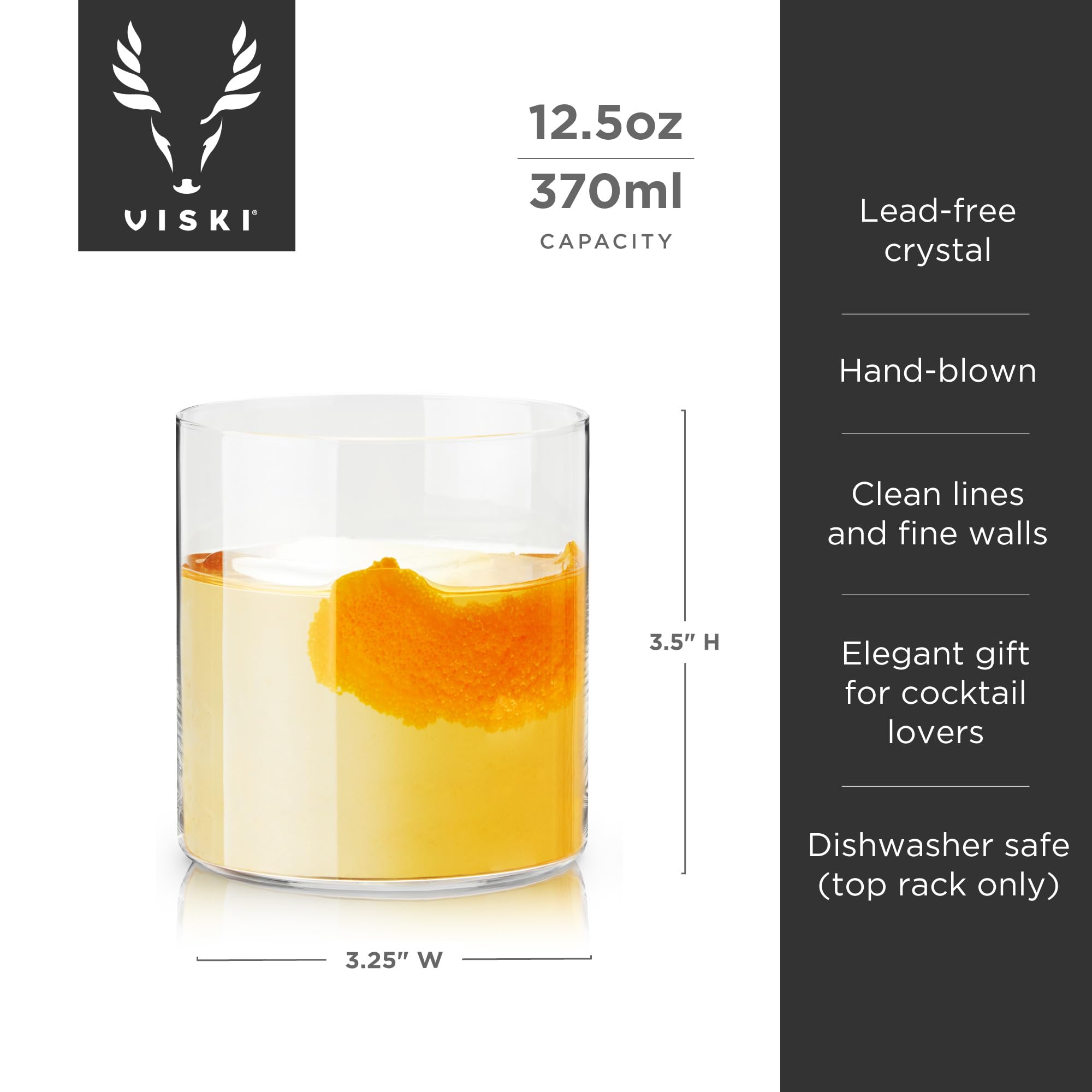 Viski Element Tumblers - Set of 2