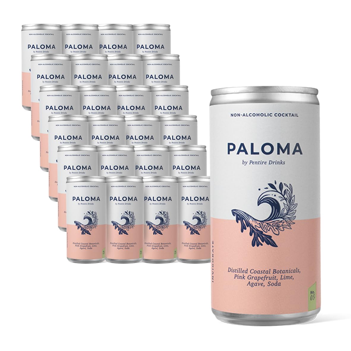 Pentire Paloma 24 Pack – Non-Alcoholic Cocktail Drink