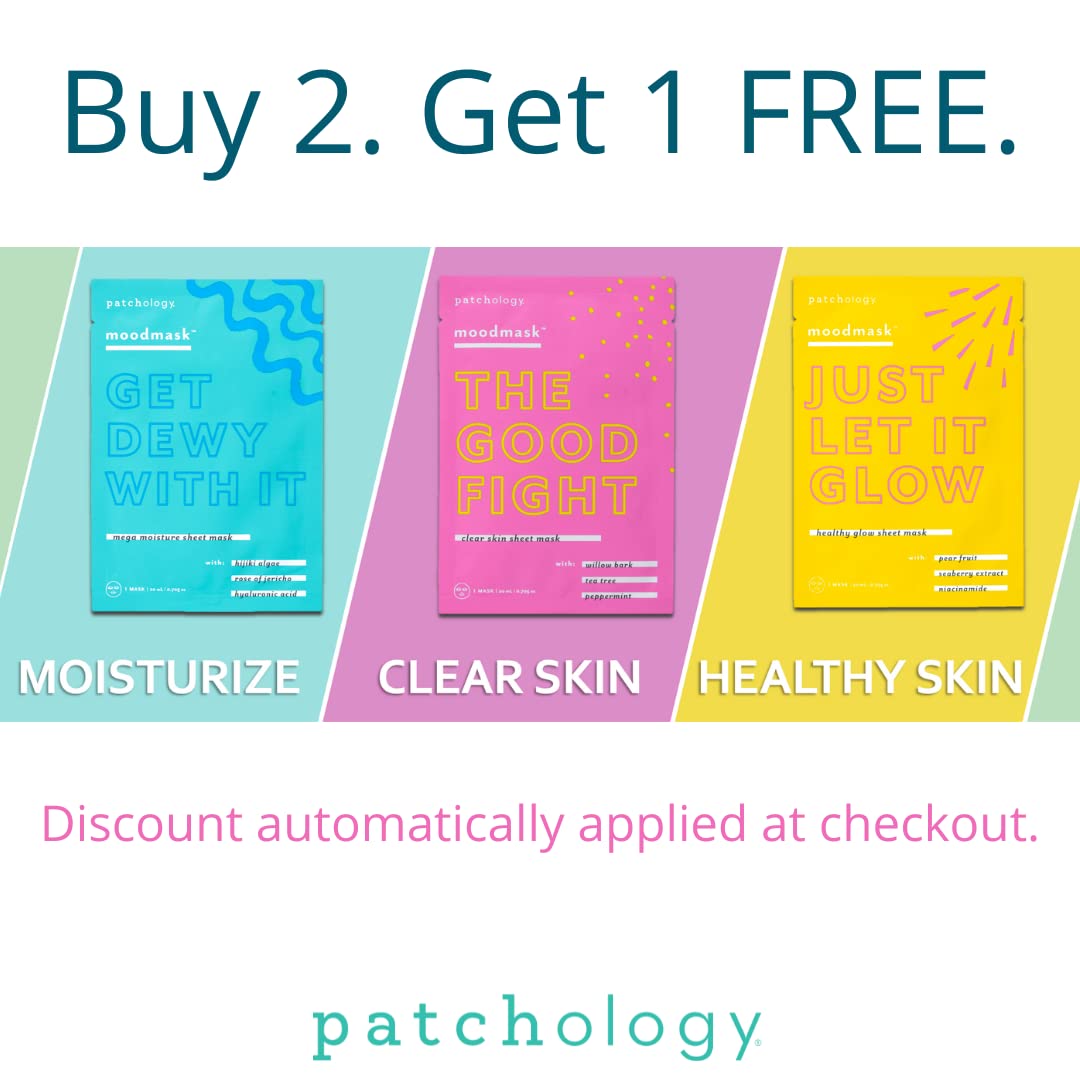 Patchology Moodmask Get Dewy With It Facial Sheet Mask