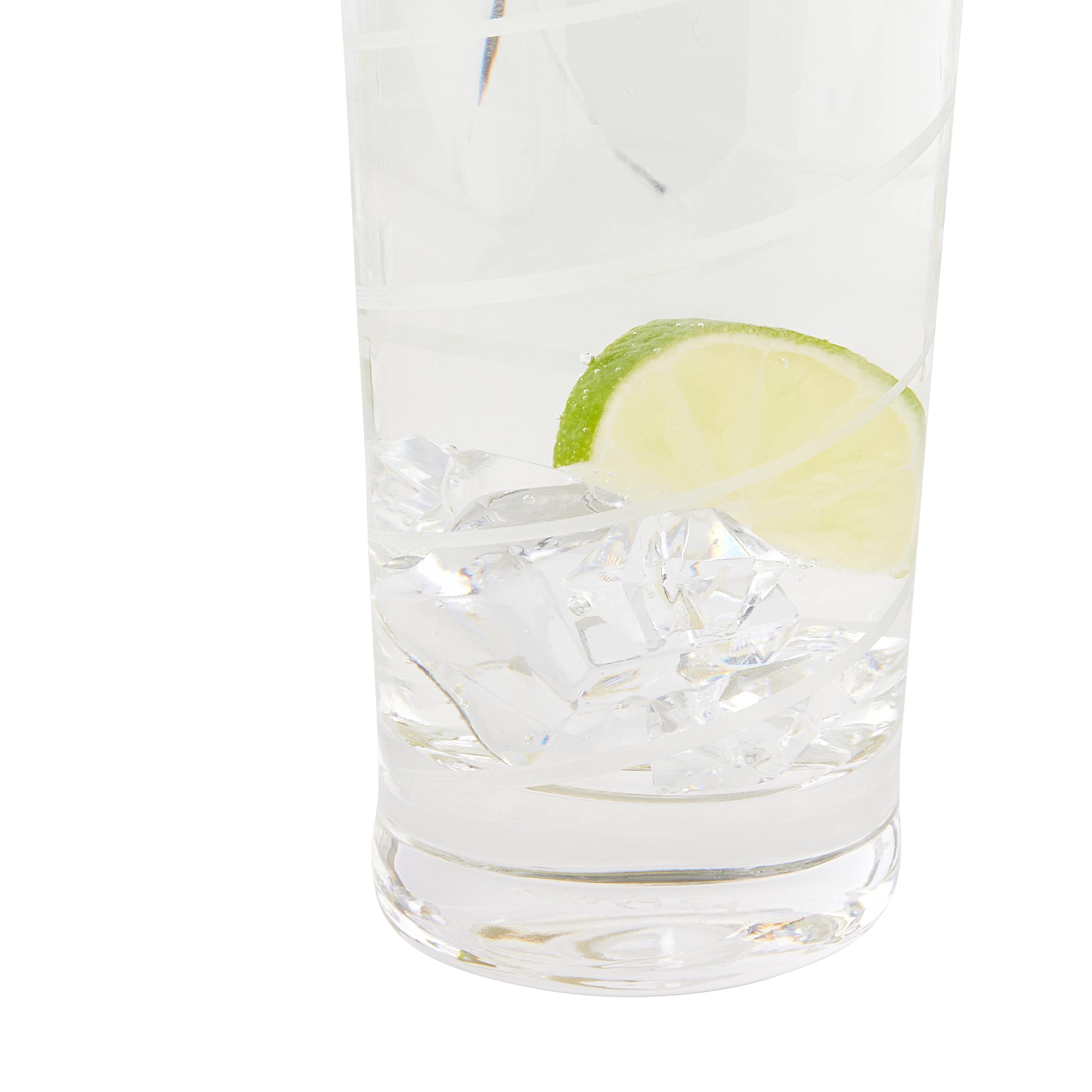 MIKASA 5159317 Cheers Set of 4 Crystal High Ball Tumbler Glasses