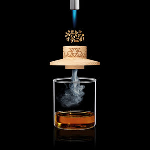 Viski Alchemi Single Serve Smoke Cocktail Kit with Glass and Torch