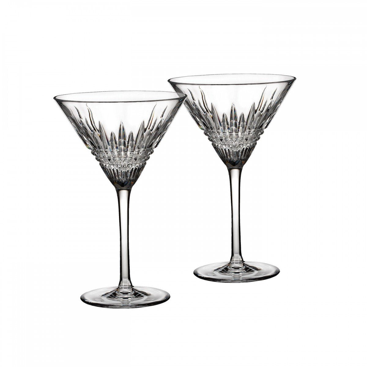 Waterford Lismore Diamond Martini Glass, Set of 2