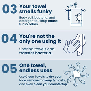 Clean Skin Club Clean Towels XL™, 100 Ct, 2 Pack