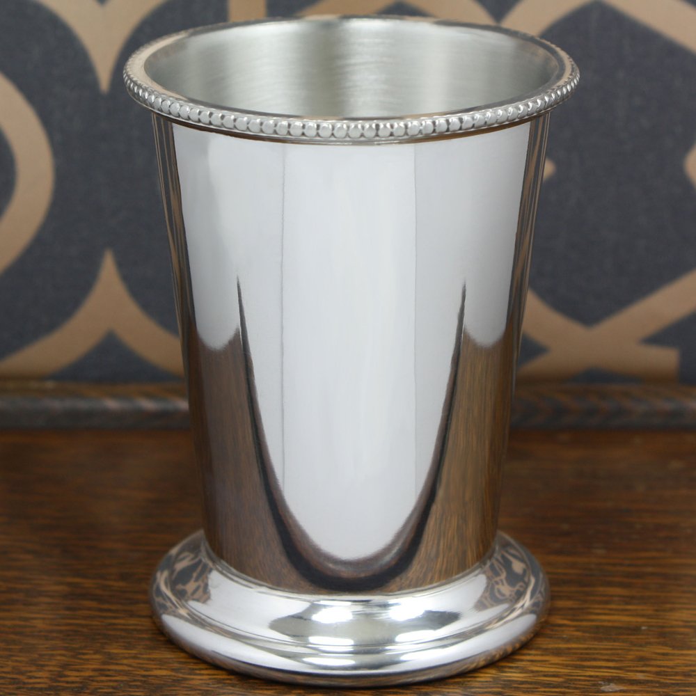 English Pewter Company 10oz Beaded Fine Quality Pewter Mint Julep Cup