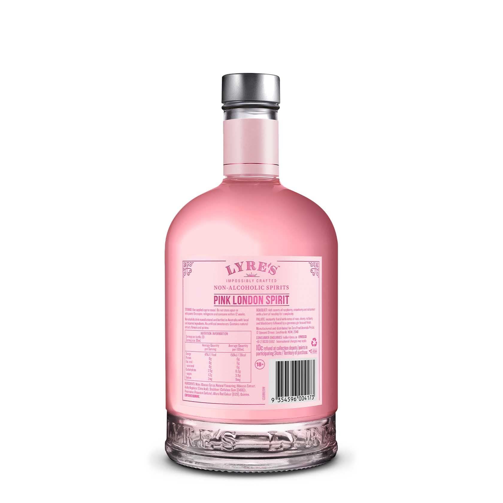 Lyre's Pink London Premium Non Alcoholic Spirits