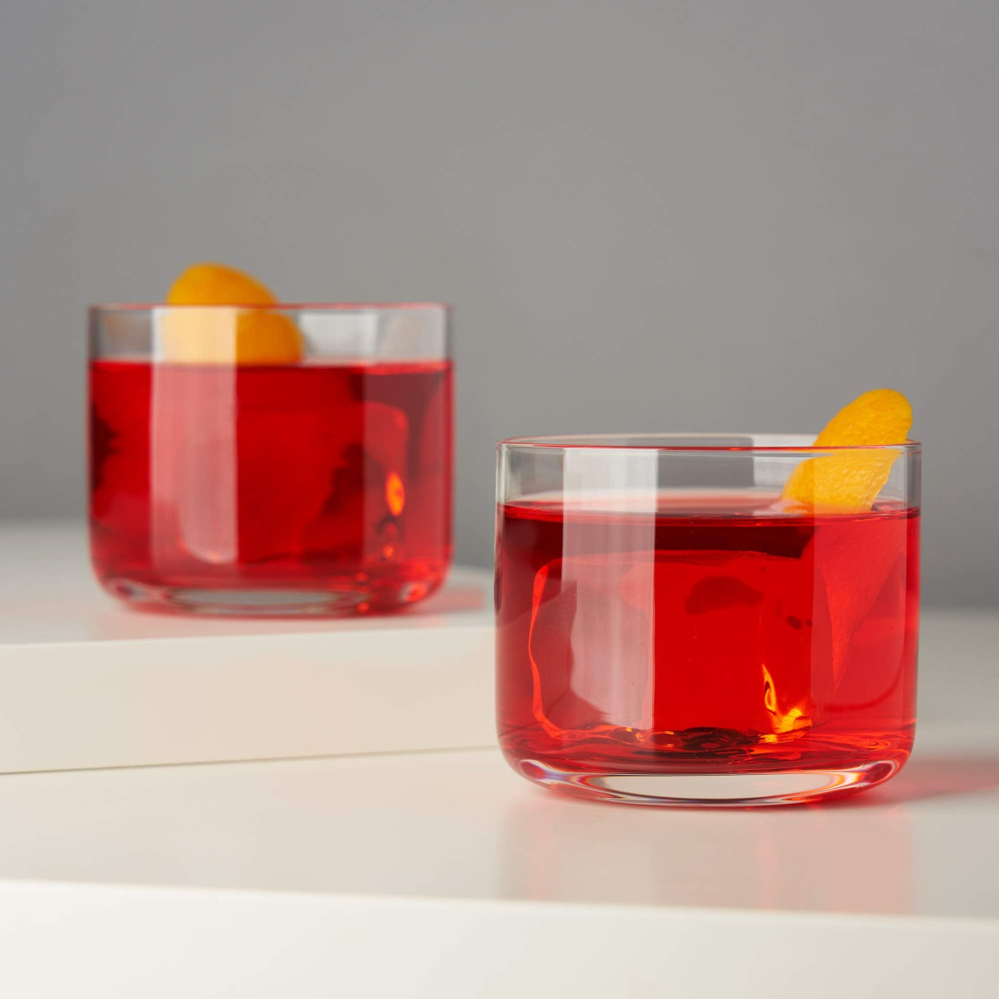 Viski Raye Crystal Negroni Glasses