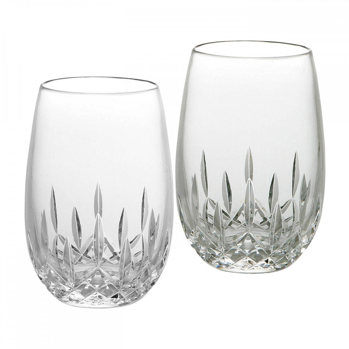 Waterford Lismore Essence Stemless White Wine Pair