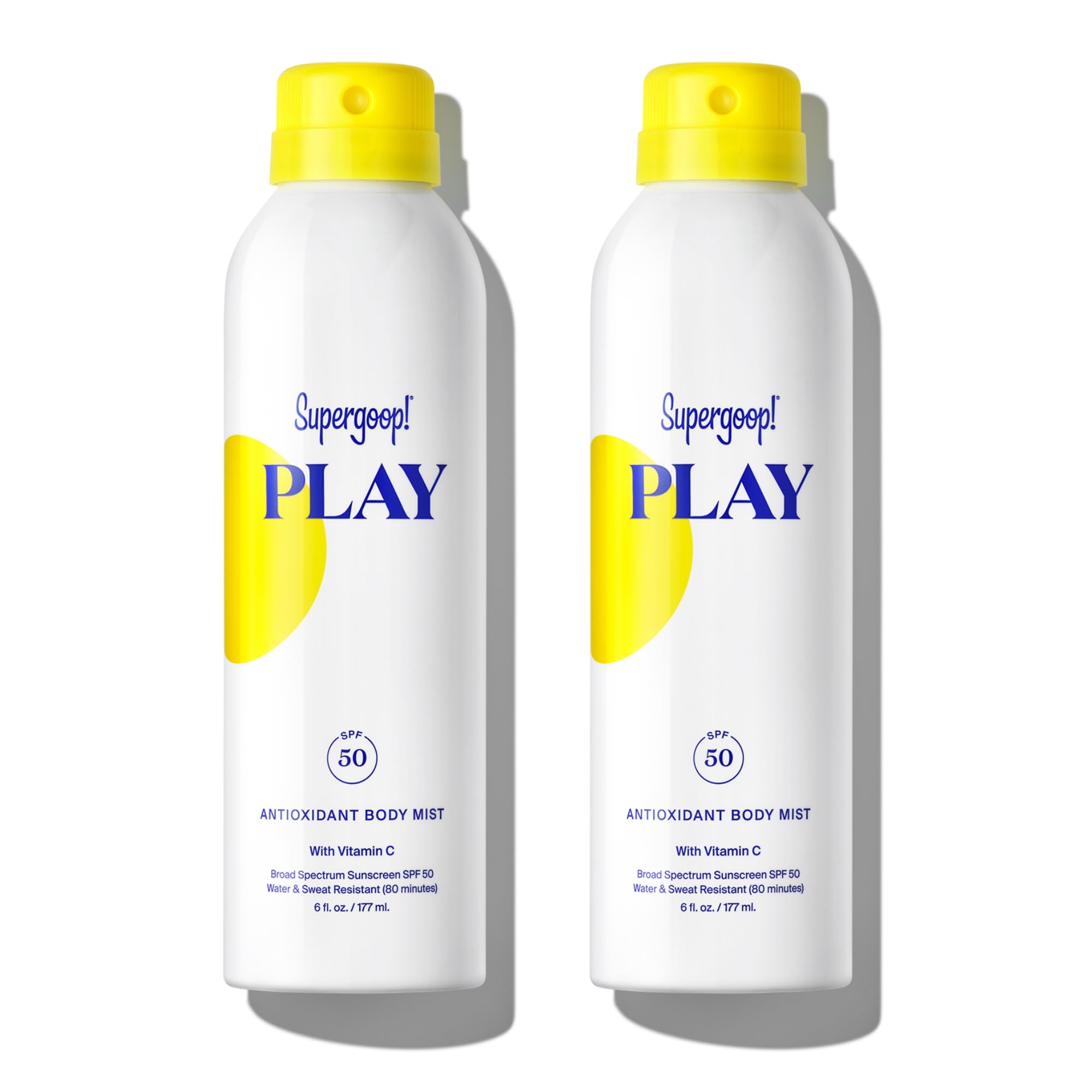 Supergoop! PLAY SPF 50 Antioxidant Body Mist - 2 Pack