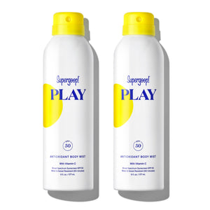 Supergoop! PLAY SPF 50 Antioxidant Body Mist - 2 Pack