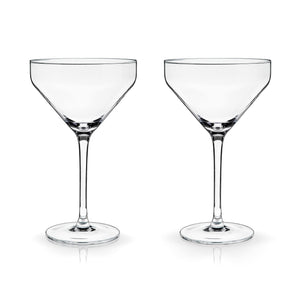 Viski Angled Martini Glass - Set of 2