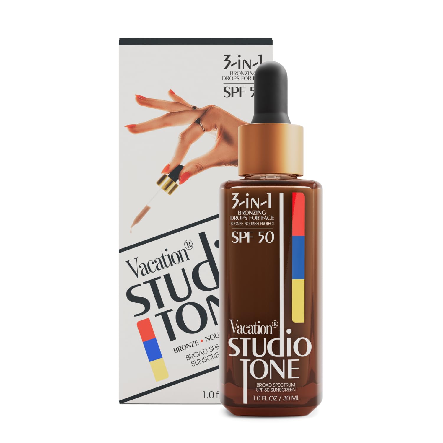 Vacation Studio Tone SPF 50 Sunscreen Bronzing Drops
