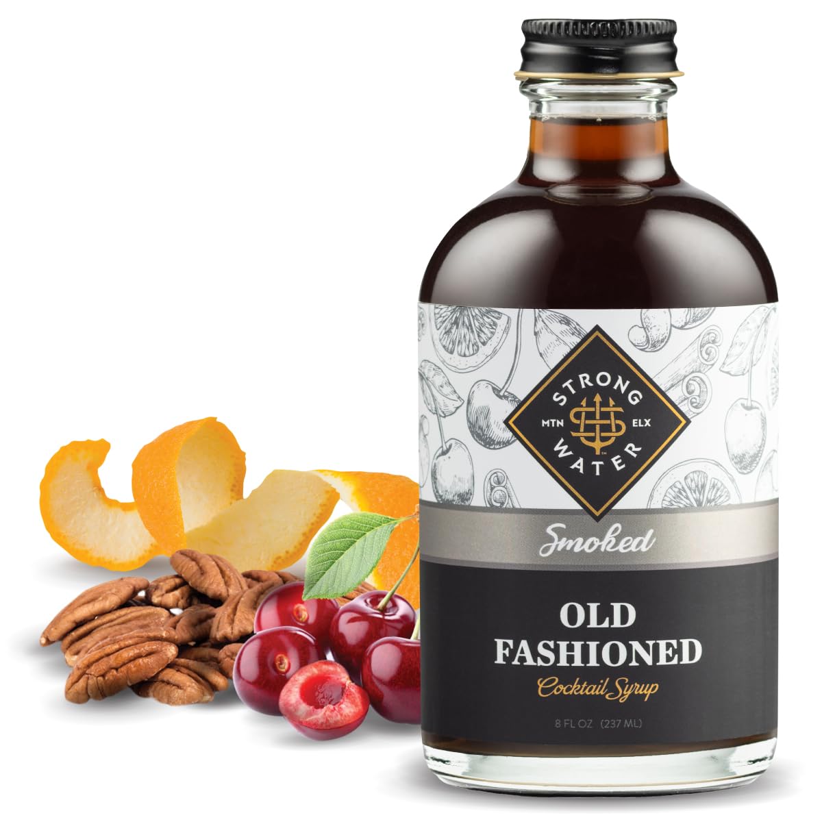 Strongwater Smoked Old Fashioned Craft Cocktail Mixer