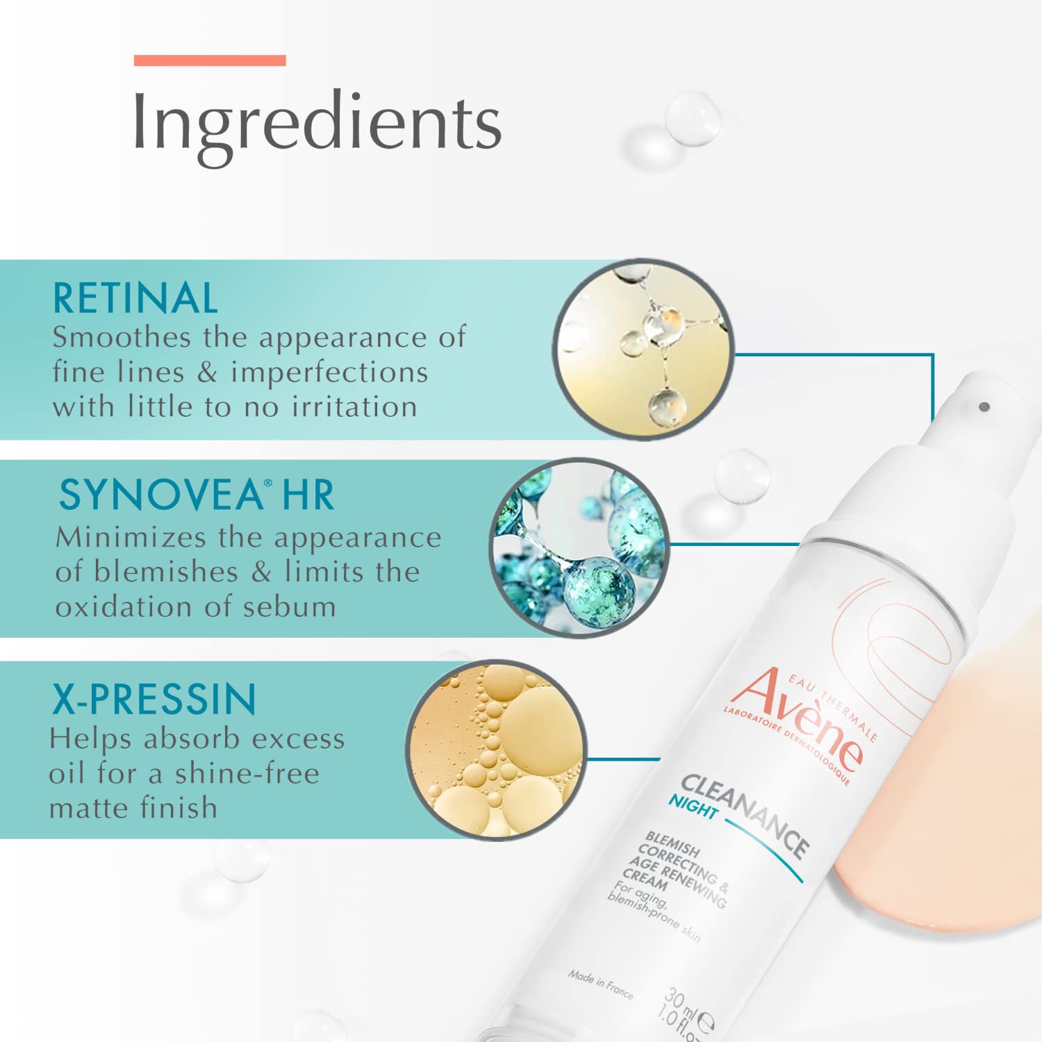 Avène Cleanance NIGHT Blemish Correcting & Age Renewing Cream