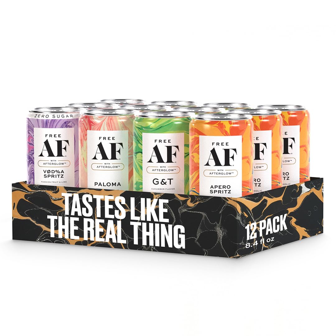 FREE AF Non-Alcoholic Drinks Variety Pack AFTERGLOW