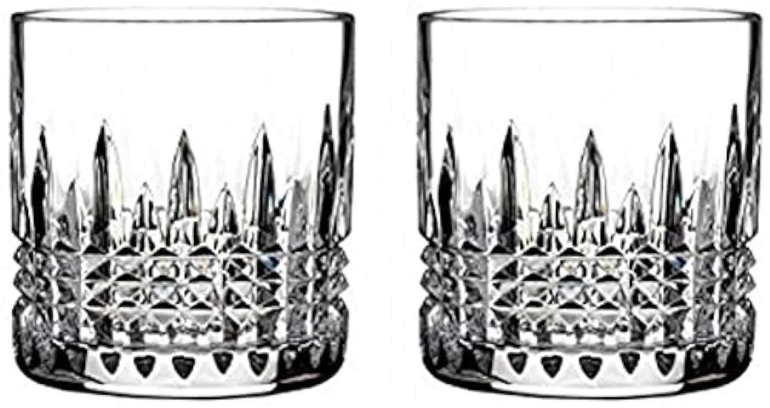 Waterford Connoisseur Lismore Diamond Straight Tumbler Set of 2