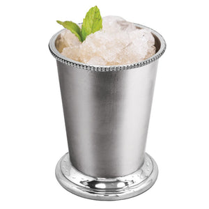 English Pewter Company 10oz Beaded Fine Quality Pewter Mint Julep Cup