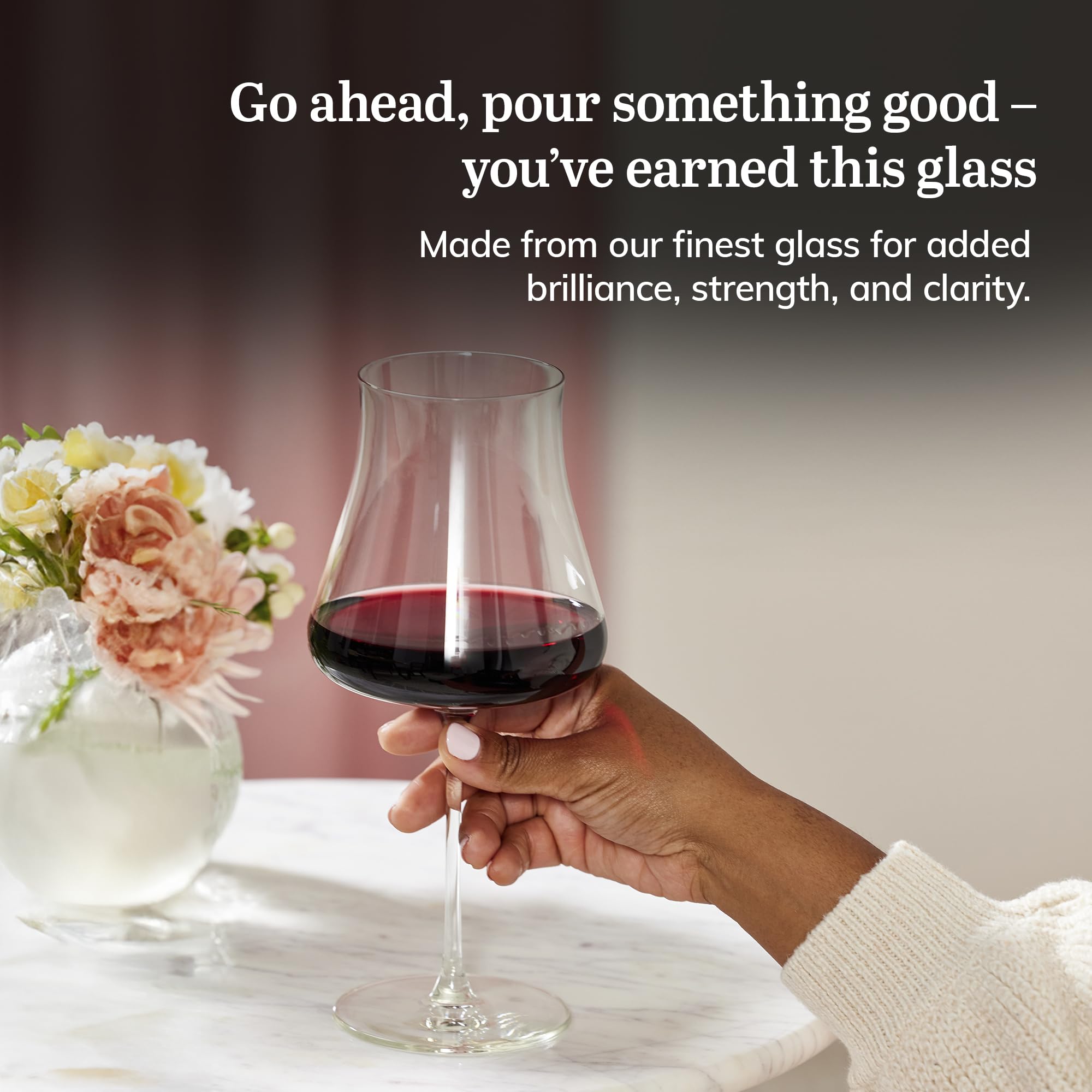 Libbey Signature Stratford Wine Glasses Set of 4