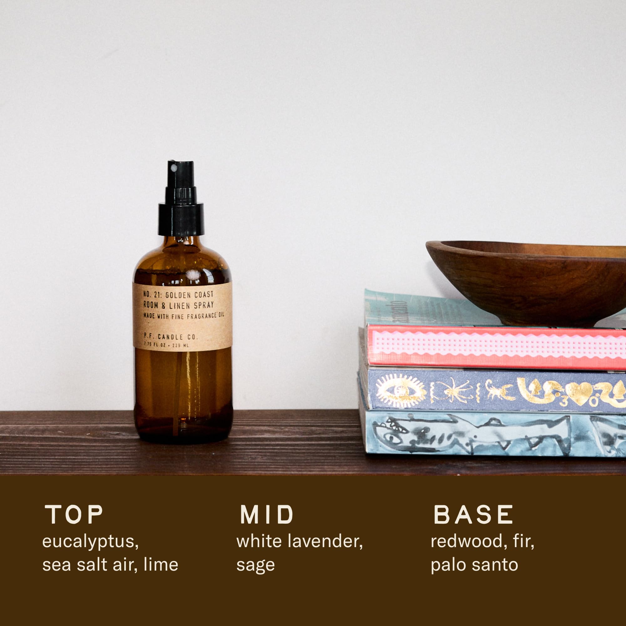 P.F. Candle Co. Golden Coast Scented Room & Linen Spray