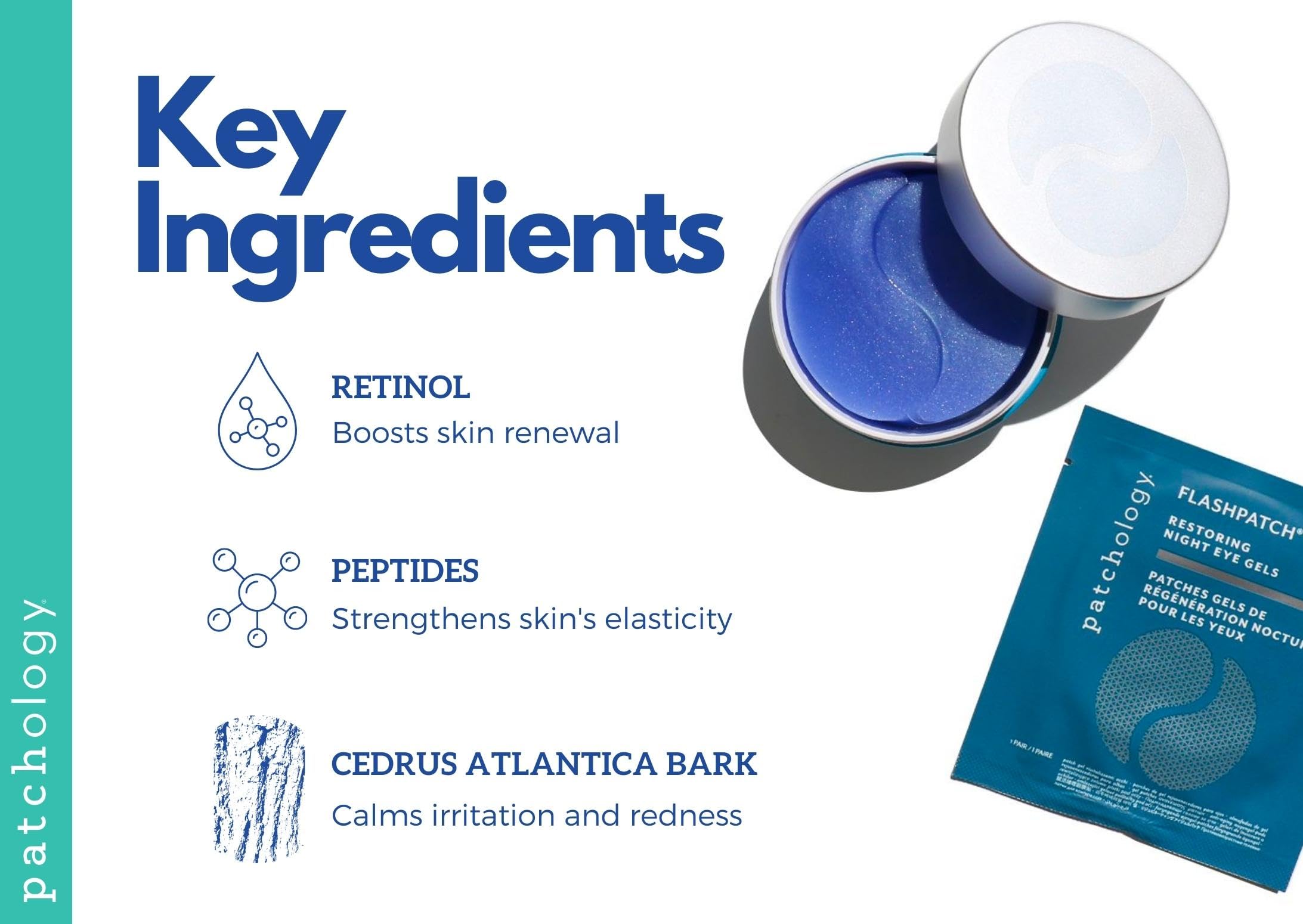 Patchology Restoring Eye Gel Patches with Retinol & Collagen