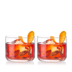 Viski Raye Crystal Negroni Glasses