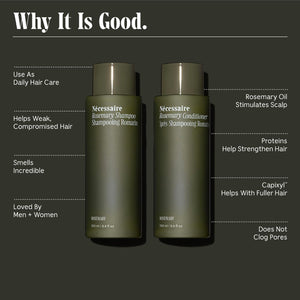 Nécessaire Rosemary Hair Duo | Multi-Protien Strengthening Shampoo + Conditioner