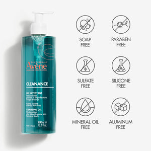 Avene Cleanance Cleansing Gel Soap Free Cleanser