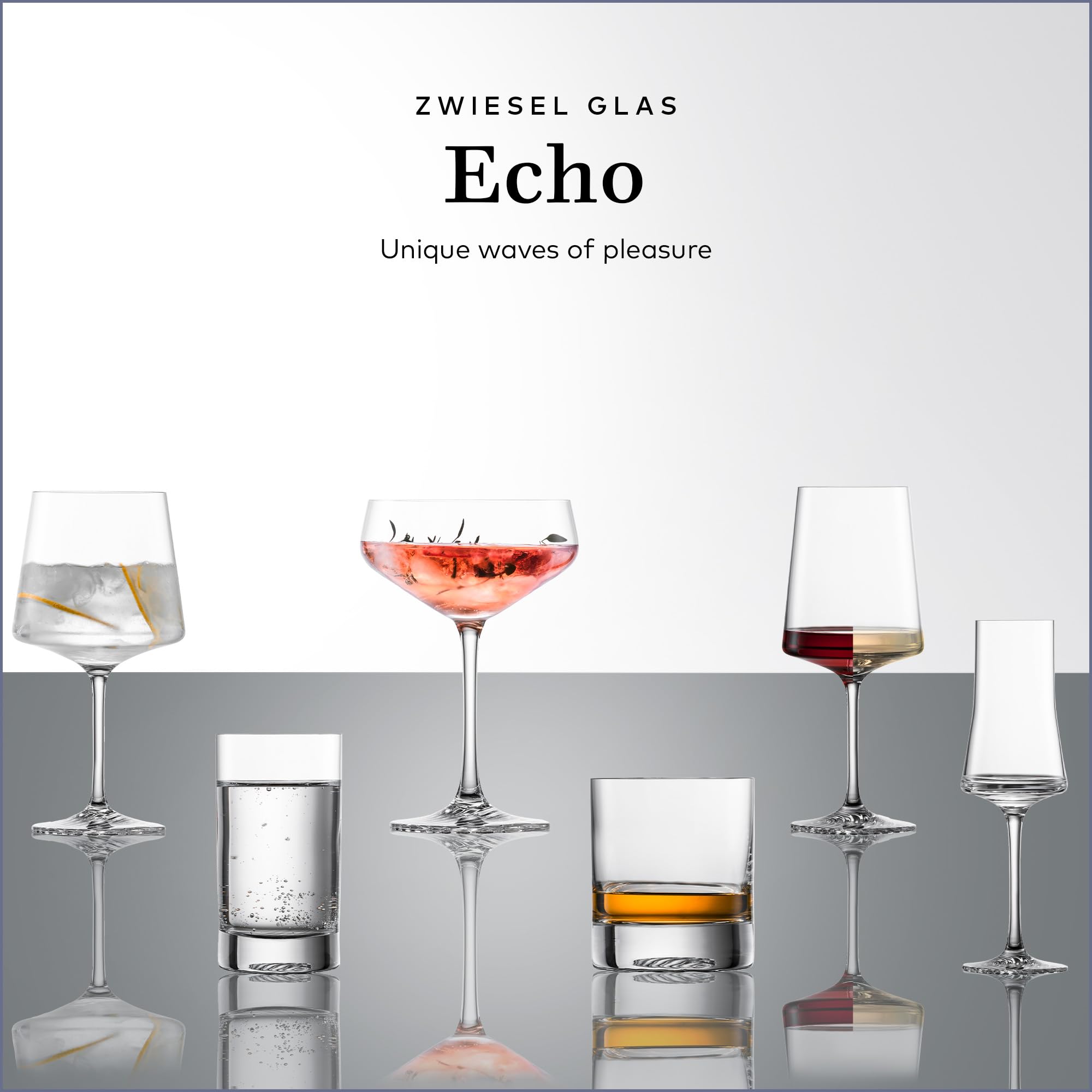 Zwiesel Glas Echo Coup Cocktail Glass (Set of 4)