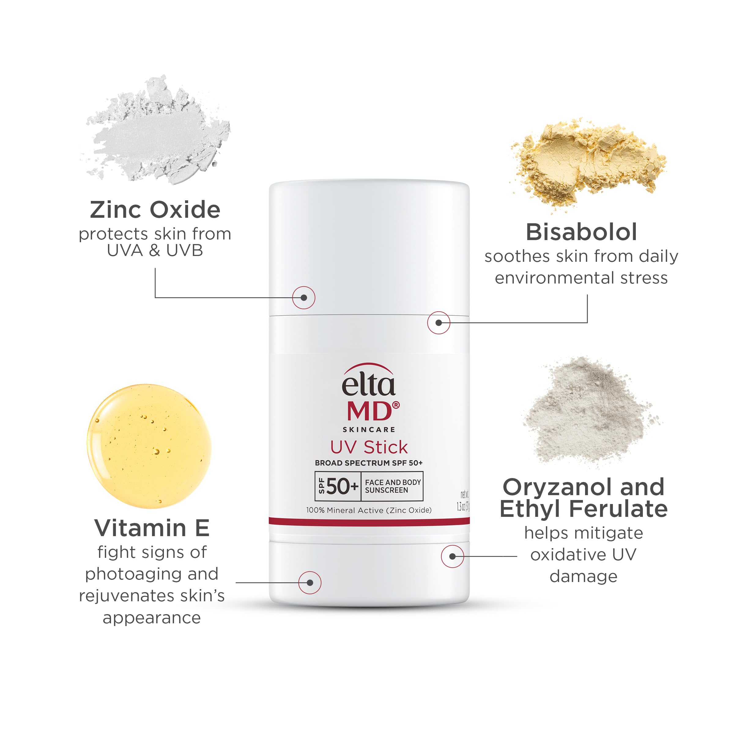EltaMD UV Stick Sunscreen for Face and Body SPF 50